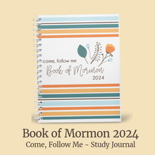Load image into Gallery viewer, Book of mormon study journal come follow me 2024

