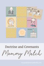 Load image into Gallery viewer, lds primary game for lds children - doctrine and covenants memory match game 

