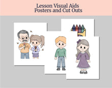 Load image into Gallery viewer, July 14-20, Lesson Helps for Home, Church | Primary Come, Follow Me 2025 | D&amp;C 77-78 &quot;I Will Lead You Along&quot; | Coloring, Activities, Games
