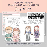 
Lesson helps for LDS primary teachers for Come Follow Me 2025 Family scripture study, come follow me for families, FHE lesson outline, primary lesson outline, primary coloring pages, nursery coloring pages, primary activities, activity pages, scripture games, lesson ideas for come follow me, primary children lesson plan, family home evening

July 21-27, Lesson Helps for Home, Church | Primary Come, Follow Me 2025 | D&C 81-83 
