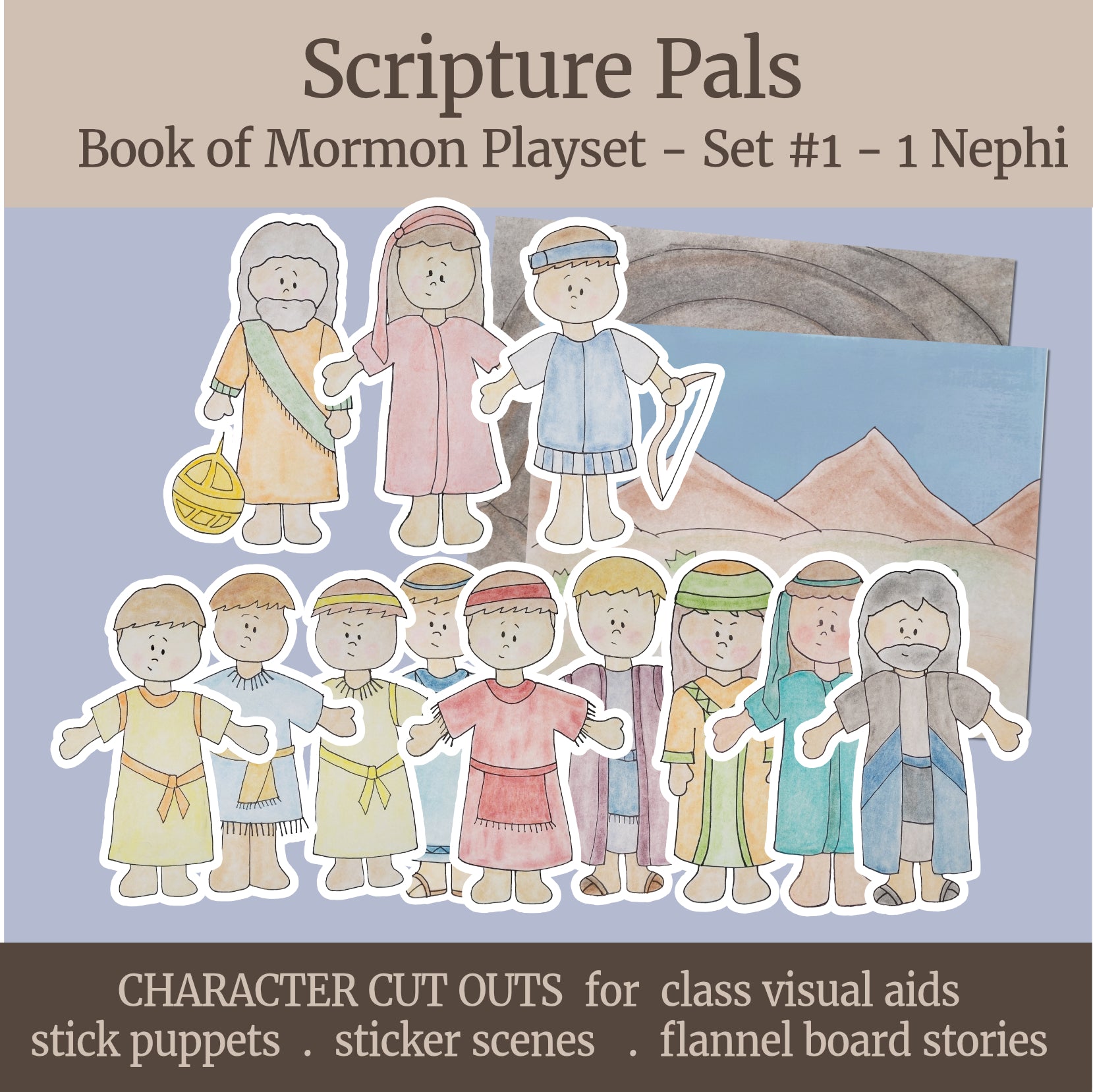 Children's Book of Mormon Scripture Stickers in LDS Scripture Stickers on