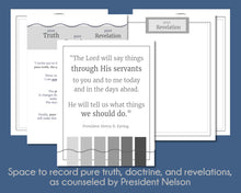 Load image into Gallery viewer, General Conference Journal | October 2023 Notebook and Study Guide - Black and White
