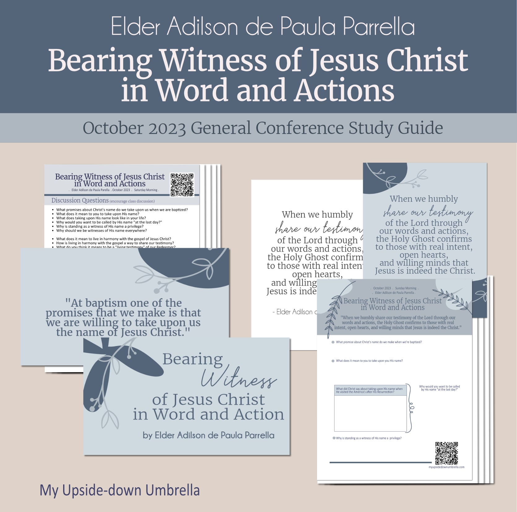 Bearing Witness of Jesus Christ in Word and Actions - Elder 