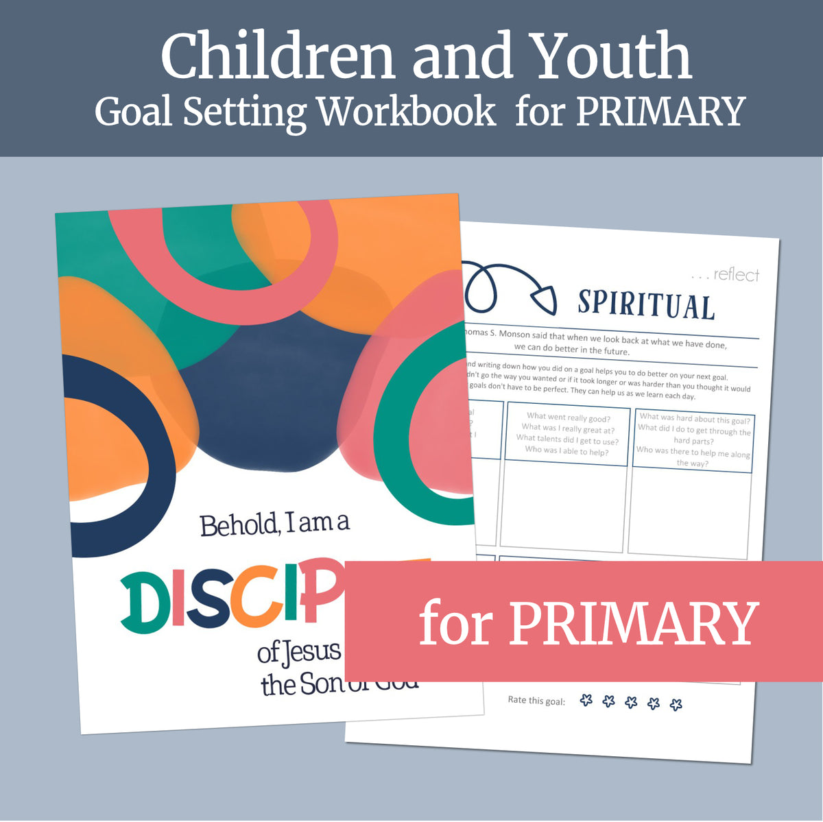 PRIMARY Children and Youth Workbook for LDS Strive to BE Progarm – My Upside Down Umbrella