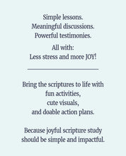 Load image into Gallery viewer, July BuNDLE Lesson Helps for Home and Church | Youth Come, Follow Me 2025 | 4 Weeks of Lesson Helps for LDS Youth - YW YM - Bundle Savings!
