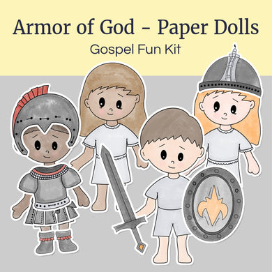 Armor of God paper doll for Christian homeschool, LDS activity days, Primary lesson, come follow me, Family home evening, FHE, printable paper dolls for bible stories, gospel teaching in the home, Ephesians 6, Doctrine and Covenants 27