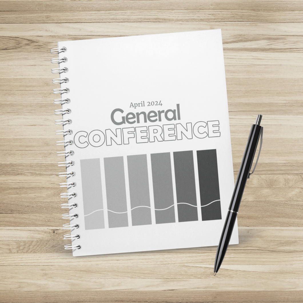 April 2024 General Conference Journal for Men, Teen Boys Conference notes April 2024