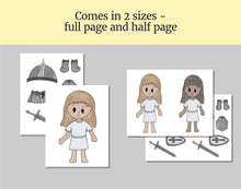 Load image into Gallery viewer, Armor of God Paper Doll Gospel Fun Kit
