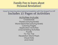 Load image into Gallery viewer, Personal Revelation Gospel Fun Kit
