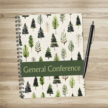 Load image into Gallery viewer, April 2026 general conference journal for taking notes, writing thoughts, LDS general conference notebook for LDS men, LDS youth, LDS children and kids 
