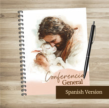 Load image into Gallery viewer, diario de conferencia general | Little Lamb *SPANISH* General Conference Journal | Printable Notebook *DIGITAL*
