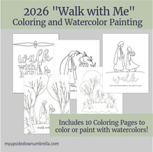Load image into Gallery viewer, LDS Coloring Pages
LDS youth activity
YW Camp Activities
girls camp
Moses 6 34
Walk with Me
2026 LDS Youth theme
Walk with Christ
Lds Young Women
Activity days
for LDS girls
watercolor painting
watercolor pages

