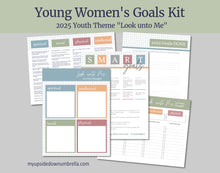 Load image into Gallery viewer, 2025 LDS Youth Theme - Look unto Me in Every Thought | YW Goals Ideas
