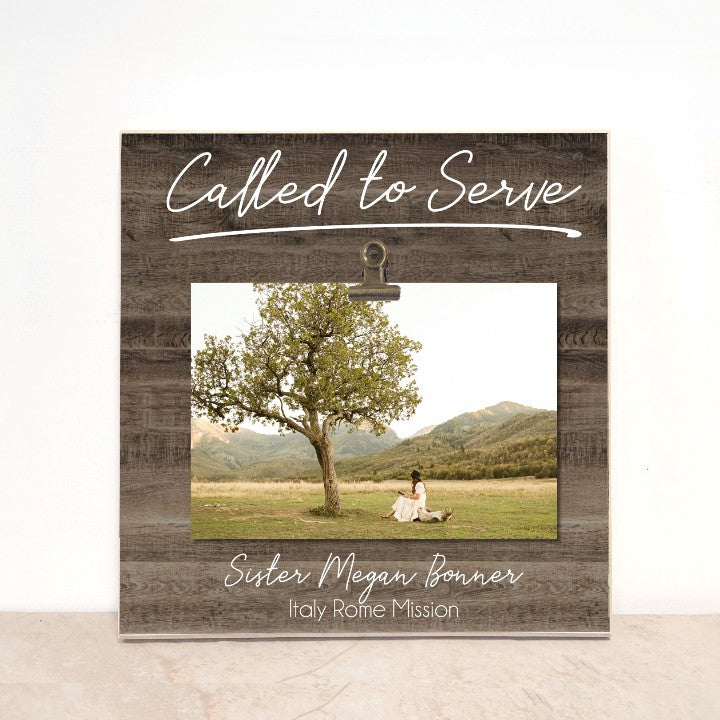 Called to Serve LDS Missionary Frame for Sister, Mission Farewell, Mission Homecoming, Missionary Mom Gift