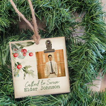 Load image into Gallery viewer, Missionary Christmas Photo Ornament CS02
