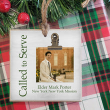 Load image into Gallery viewer, Christmas ornament for LDS missionary - called to serve christmas ornament
