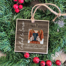 Load image into Gallery viewer, called to serve photo ornament for lds missionary
