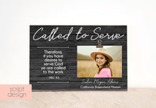 Load image into Gallery viewer, called to serve lds missionary photo frame
