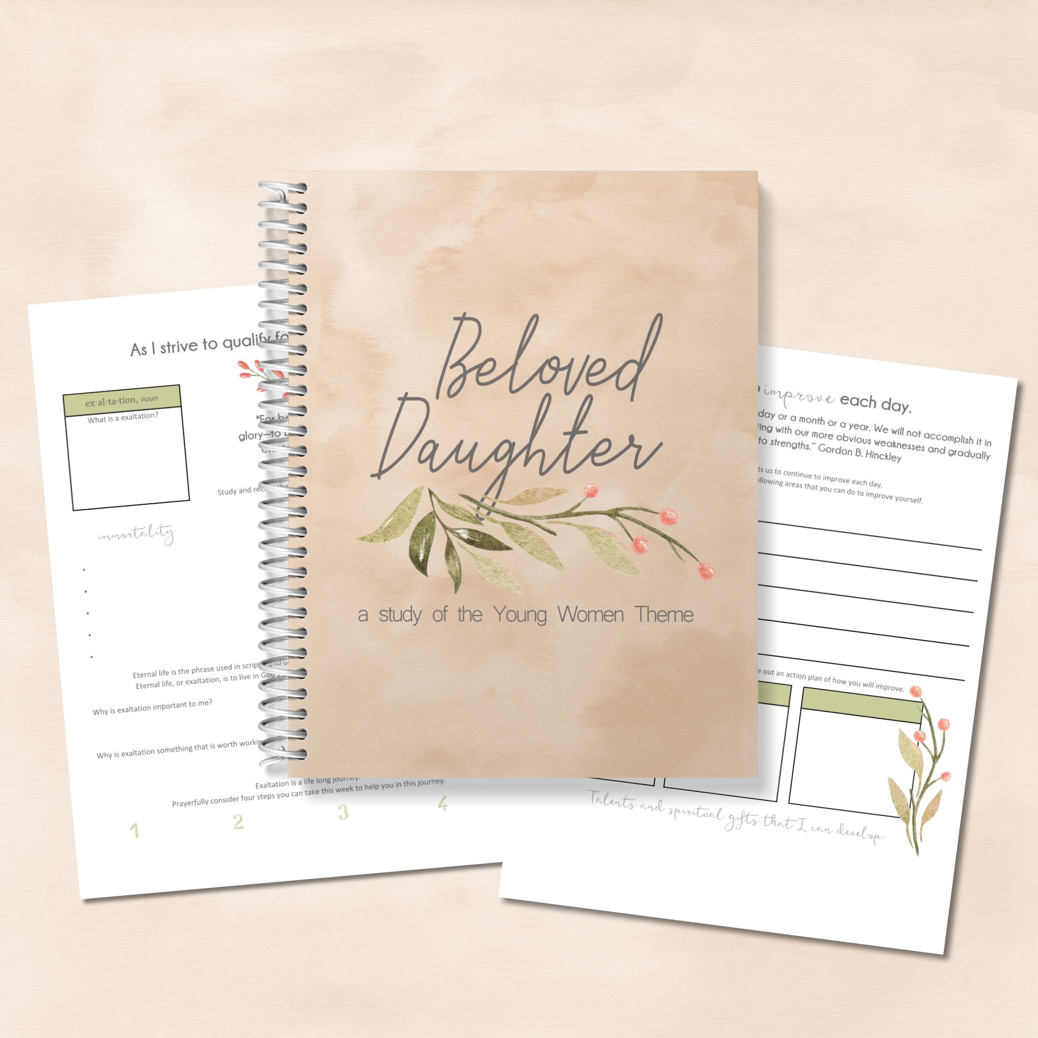 LDS YW Young Women Journals [Free Printable] and a Sale!