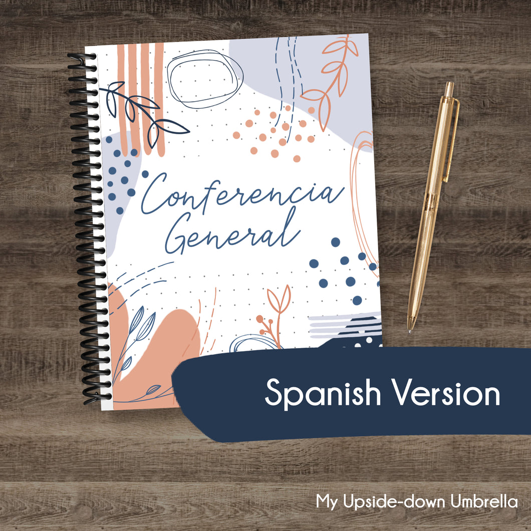 Diario de la conferencia General | Cuaderno y guía de estudio de la conferencia general | General Conference Journal Spanish Version