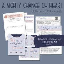 Load image into Gallery viewer, April 2022 General Conference -relief society lesson helps &quot;A Mighty Change of Heart&quot; by Eduardo Gavarret
