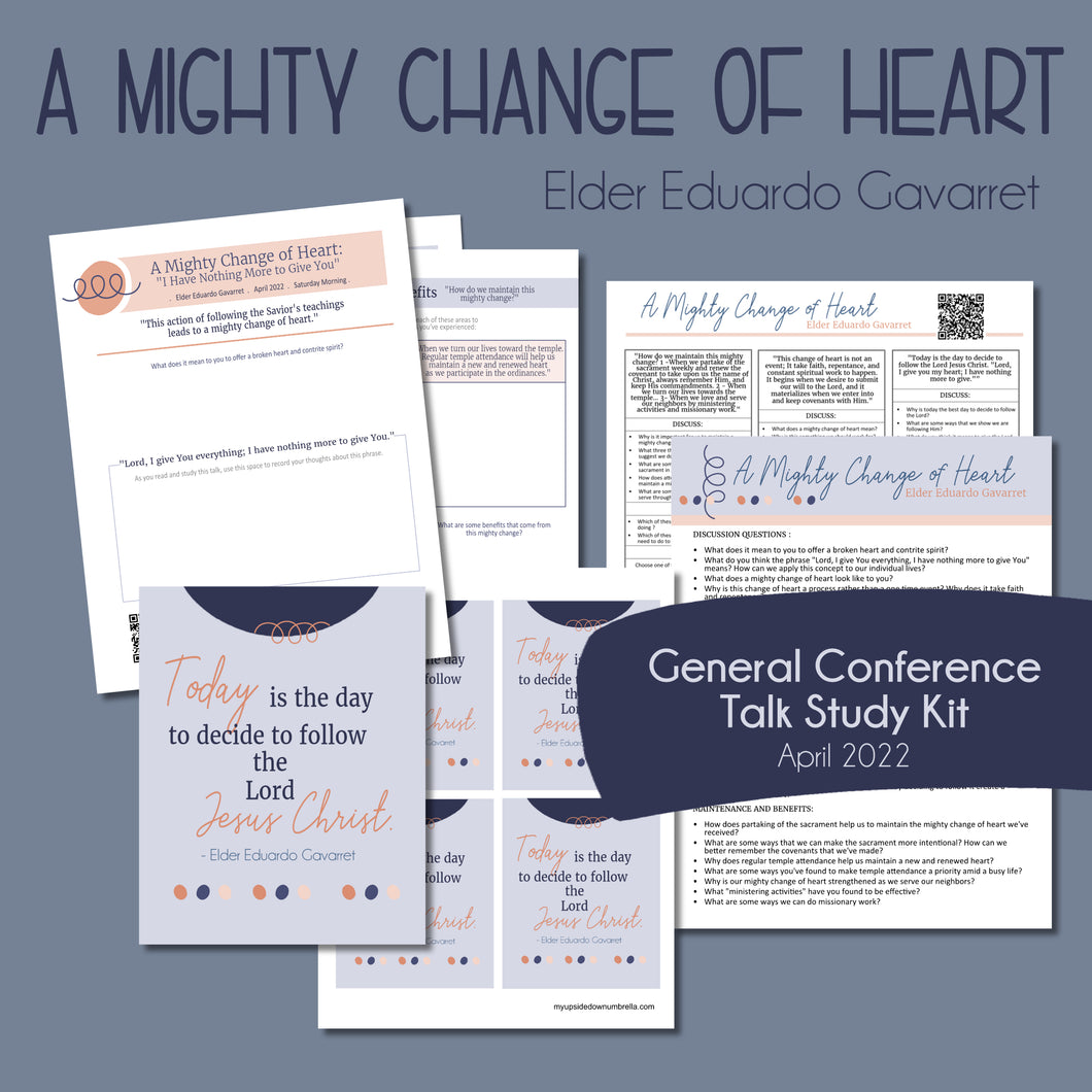 April 2022 General Conference -relief society lesson helps 
