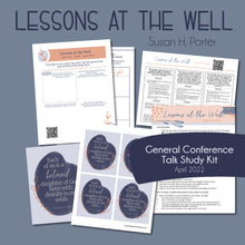Load image into Gallery viewer, &quot;Lessons at the Well&quot; by Susan H. Porter - April 2022 General Conference study guide workbook women&#39;s session
