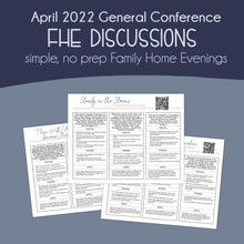 Load image into Gallery viewer, FHE lesson for April 2022 General Conference 

