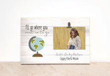 Load image into Gallery viewer, I&#39;ll Go Where You Want Me to Go; LDS Missionary Personalized Plaque, Missionary Farewell
