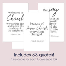 Load image into Gallery viewer, april 2023 general conference quotes 
