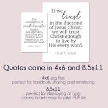 Load image into Gallery viewer, April 2023 General Conference Printable Quotes - Minimalist Style

