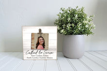 Load image into Gallery viewer, Mini Photo Frame for Elder Missionary, Called to Serve, Missionary Farewell Decor, Missionary Mom Gift

