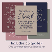 Load image into Gallery viewer, April 2023 General Conference Printable Quotes
