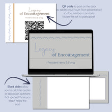 Load image into Gallery viewer, Legacy of Encouragement - Henry B. Eyring - General Conference Study Kit
