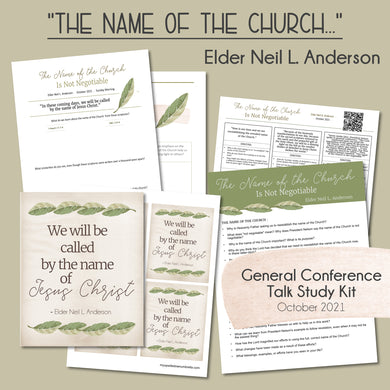 neil l anderson the name of the church study guide kit