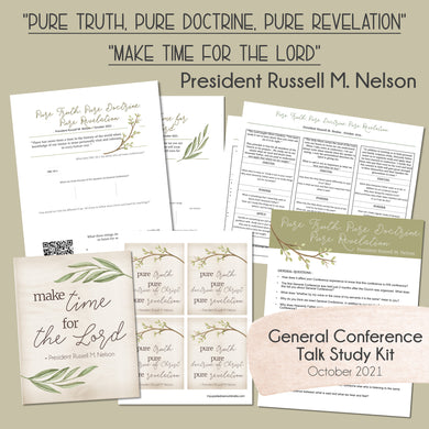 pure truth pure doctrine of christ pure revelation study guide from president nelson october 2021 general conference 