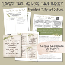 Load image into Gallery viewer, &quot;Lovest Thou Me More Than These&quot; - Ballard - Conference Study Kit
