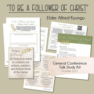 to be a follower of christ, study guide for general conference october 2021