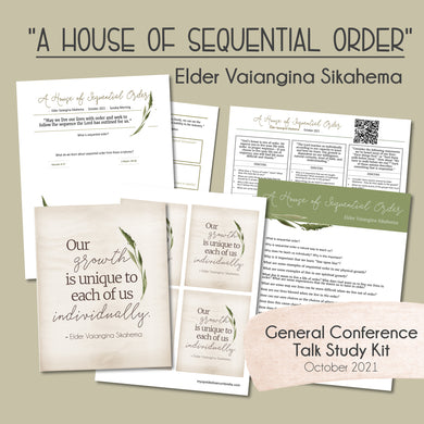 a house of sequential order vai sikahema general conference study guide