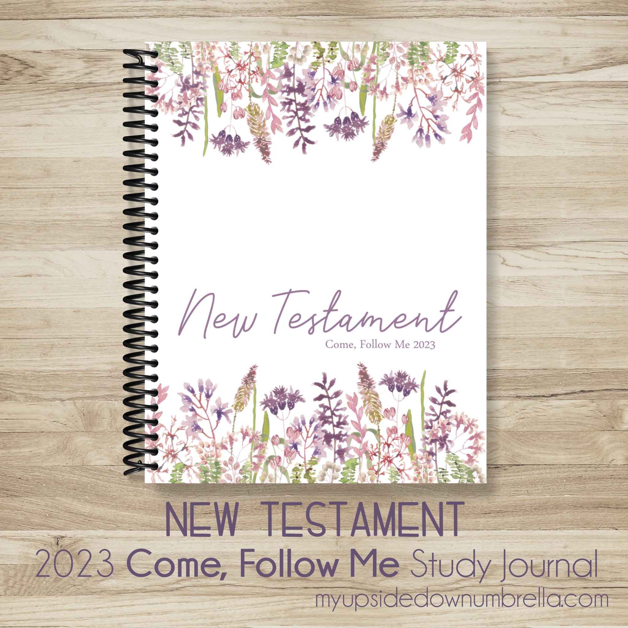 New Testament Study Journal | Come Follow Me 2023 | Lavender – My