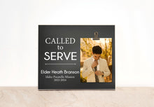 Load image into Gallery viewer, Called to Serve Missionary Frame for LDS Elder Missionary, Personalized Plaque
