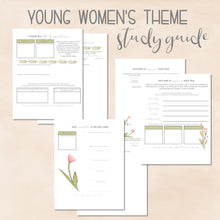 Load image into Gallery viewer, doodle book and study guide for the new yw theme lds
